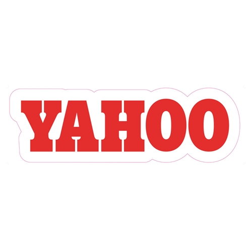 Picture of Yahoo Window Cling - RED